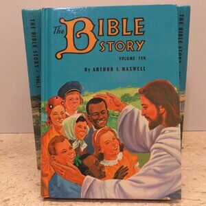 1957 10 Volume Set The Bible Story by Arthur Maxwell.